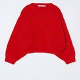 Balloon Sleeve Sweater Supreme Alpaca (Coral)