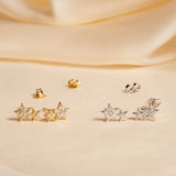 Aria Studs: Silver