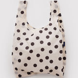 Standard Baggu (Cream and Black Polka Dot)