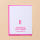 Birthday Banner Letterpress Greeting Card