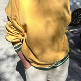 French Terry Core Sweatshirt (Deep Yellow)
