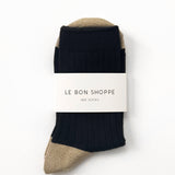 Her Glow Socks (Black/Gold)