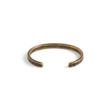 Trench Cuff (Brass / Work Patina / Medium)