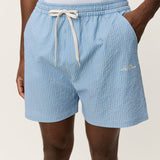Stan Stripe Seersucker Swim Shorts (Allure)