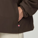 Flexible Insulated Cardigan (Dark Brown)