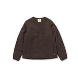 Flexible Insulated Cardigan (Dark Brown)