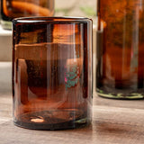 Handblown Mexican DOF Glasses (Tamarind)