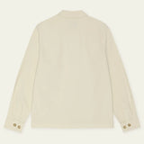 Herringbone Overshirt (Ivory)