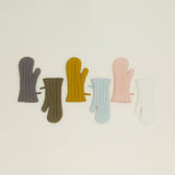 Simple Linen Oven Mitts (Ivory)