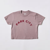 W's Park City Arch Heavyweight Boxy T (Shitake/Maroon)