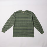 Pigment Stripe Long Sleeve (Green)