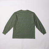 Pigment Stripe Long Sleeve (Green)