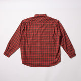 Two Pocket Flannel Check Shirt (Red/Beige)