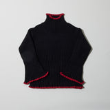 Rue Rib Turtleneck (Black)