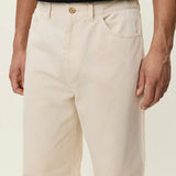 Roi Carpenter Herringbone Pant (Ivory)