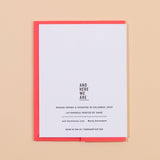 Yee Haw Western Birthday Letterpress Greeting Card Spring Easter