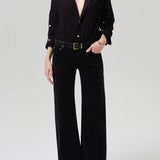 Nora Trouser in Corduroy (Charcoal)