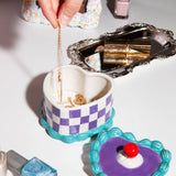 Heart Cake Ceramic Storage Box