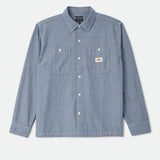 Trademark Shirt (Blue Chambray Micro Stripe)