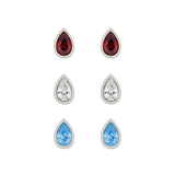 Blood, Sweat, & Tears Stud Set (18K Gold Plated)