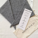 Cashmere Bandana (Heather Grey)
