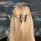 Mini Monarch Claw Hair Clip (Orange)