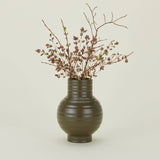 Essential Ceramic Vase (Olive/Small)