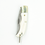 Ox-bone // Ox-horn Inlay Folding Knife (White Ox-bone)