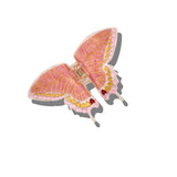 Hand-painted Swallowtail Butterfly Claw Hair Clip: Pink - Limited Edition