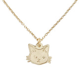 Magic Charm Cat Necklace (Gold)