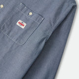 Trademark Shirt (Blue Chambray Micro Stripe)