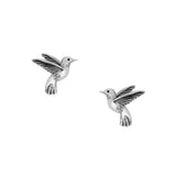 Hummingbird Studs (Rhodium Plated)