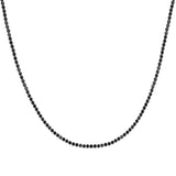 Axis Necklace (Black 14in / 18K Gold Plated Stainless Steel)