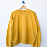 French Terry Core Sweatshirt (Deep Yellow)