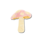 Hand-painted Mushroom Claw Hair Clip | Eco-Friendly: Red
