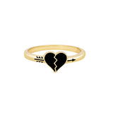 Heartbreaker Ring (18K Gold Plated Stainless Steel)