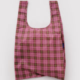 Standard Baggu (Azalea Pink Tartan)