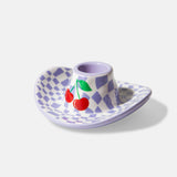 Lilac Cowboy Hat Candle Holder