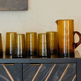 Moroccan Cone Jug (Amber)