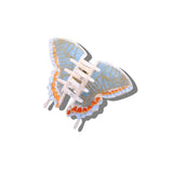 Hand-painted Swallowtail Butterfly Claw Hair Clip: Pink - Limited Edition