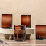 Handblown Mexican DOF Glasses (Tamarind)