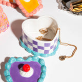 Heart Cake Ceramic Storage Box
