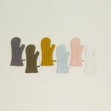 Simple Linen Oven Mitts (Ivory)