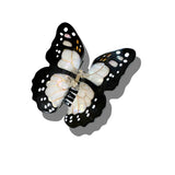 Hand-painted Monarch Butterfly Claw Hair Clip (Orange)