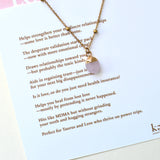 Snarky Healing Necklace: Rose Quartz (Love)