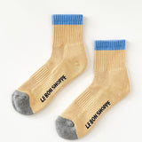 Color Block Girlfriend Socks (Yellow/Blue)
