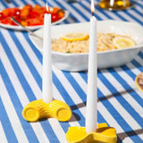Macaroni Candle Holder