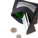 Coin Card Holder (Dark Gray/Green)