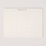 Monthly List Pad