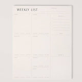 Weekly List Pad